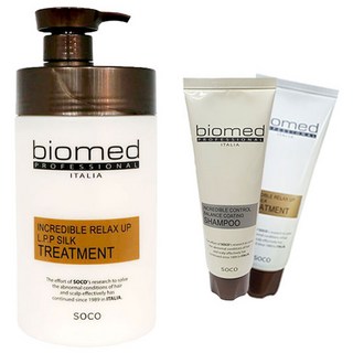 바이오메드 릴렉스업 LPP 실크 트리트먼트 1000ml+LPP 100ml+샴푸100ml 세트, 1개