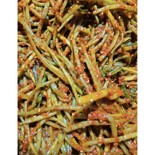 손수 껍질제거로 더욱 맛난 제철 전라도수제김치 "고구마순김치" 1kg 2kg 3kg 4kg 5kg, 1개