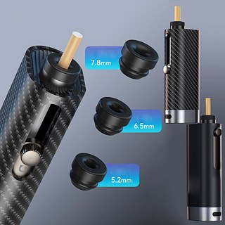 카본 USB 충전식 라이터 일체형 휴대용 담배대 홀더 메탈 담뱃재 담배꽁초 재떨이 담배꽃이 일반