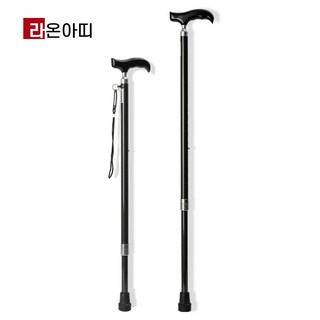 라온아띠 KCS-107 코리아케어 카본 조절식 어르신지팡이 실버용품 보행보조, 1개
