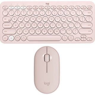 로지텍 무선키보드 K380, Pink, K380 + M350 마우스, 텐키리스