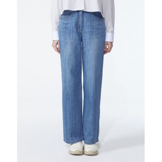 아떼 바네사브루노 WVPA4B733B1 BEST 스테디셀러블루 워싱 면 데님팬츠 1388954