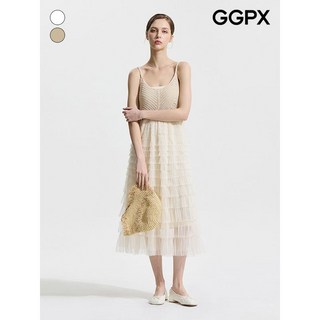 GGPX 바캉스룩 캉캉 쉬폰 원피스 GP4OP088F