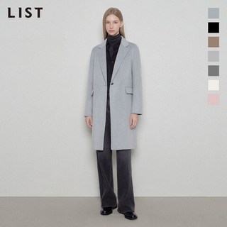 [백화점몰] 리스트 여성 코트 핸드메이드 싱글 원 버튼
