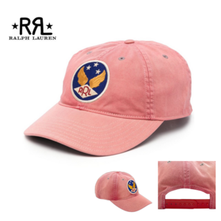 RRL 볼캡 더블알엘 윙드 로고 볼 캡 모자 가먼트 다이드