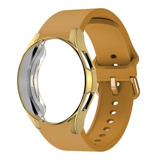 케이스 + 밴드 삼성 갤럭시 시계 4 클래식 46mm smartwatch 릿지 스포츠 시계줄 스트랩, 1개, CHINA, official Yellow