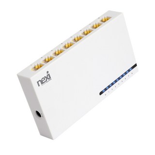 넥시 8포트 기가비트 스위치허브, NX-SG1008N (NX1214), 1개