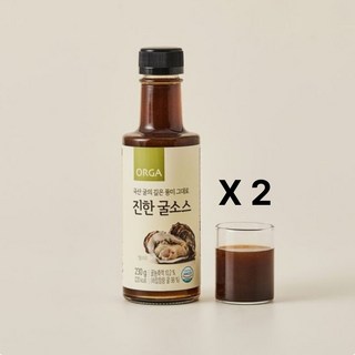 올가홀푸드 국산 굴의 깊은 풍미 그대로 진한 굴소스 230g 2개 상품 이미지