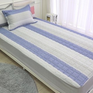 보성침구 기숙사 병원 팬션에 사용 하는 사계절 누빔 침대 매트리스 커버 상품 이미지