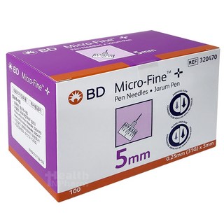 BD 마이크로 파인 펜니들 100입 31G 5mm