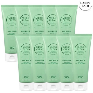해피바스 마이크로 미셀라 솝베리 클렌징 폼 150gx10, 150g, 10개 라로슈포제미셀라워터