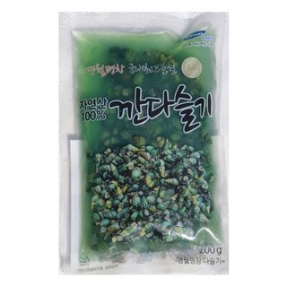 청정한 동강에서 잡은 자연산 깐다슬기, 자연산 깐다슬기 200g, 1개