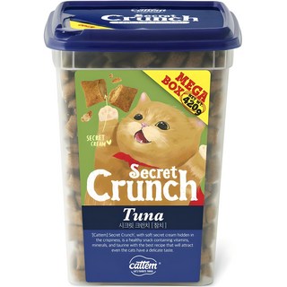 캣템 시크릿 크런치 메가박스 고양이 간식, 참치, 420g, 1개