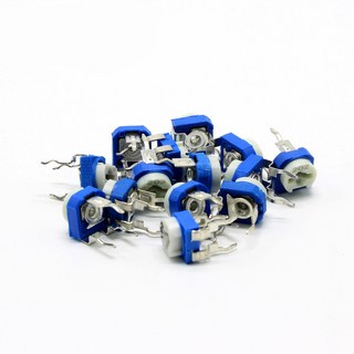 20pcs RM065 100 200 500 100 1K 2K 5K 10K 20K 50K 200K 500K 1M 옴 트리머 전위차계 가변 저항, 500 천개 옴, 1개