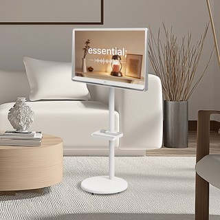 LG전자 [룸앤티비 2세대 27TQ600SW + 스탠드 ] 룸앤바이미 이동식 TV 스마트 TV, 27TQ600SW+스탠드, 68.6cm