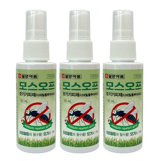일양약품 모기기피제 모스오프 50ml x 3개