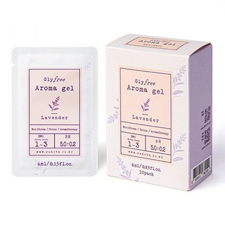 레드컨테이너 글리프리 아로마젤 라벤더 휴대용, 4ml, 10개