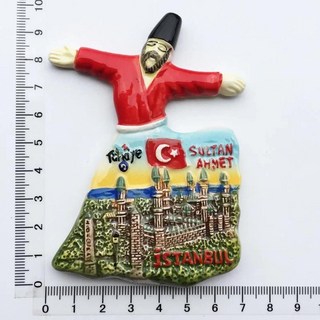 터키 여행 냉장고 스티커 관광 기념품 수지 자석 인테리어 웨딩, 1개, 5.Istanbul