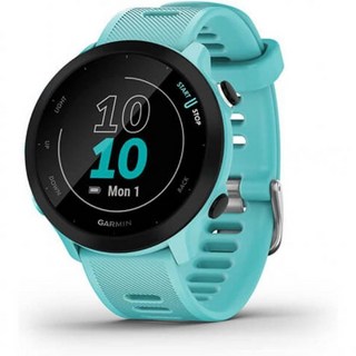 가민 포러너 55 추천 운동이 포함 GPS 러닝 워치 최대 2의 배터리 수명 아쿠아, Aqua_Watch, 1개