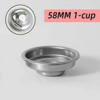 E61 스테인레스 에스프레소 바구니 스틸 FILTER 메이커 필터 교체 커피 58MM 액세서리 GAGGIA BARISTA TOOLS, 1cup P ssurized
