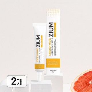 튼살ZIUM 스트레치마크 튼살크림 상처 수술 흉터연고 15g(의료기기허가), 15g, 2개