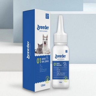 반려동물 귀세정제 120ML 강아지귀청소약, 1개