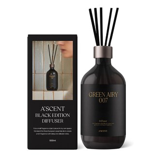 에이센트 블랙 에디션 디퓨저, 1개, 500ml, 그린에어리