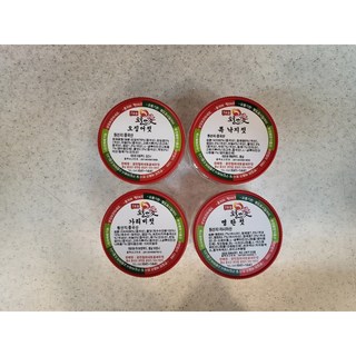 토굴안애 양념젓갈300g 4종 오징어젓+낙지젓+가리비젓+명란젓, 1세트