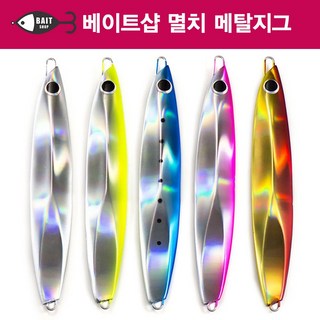 베이트샵 메탈지그 멸치타입 60g 80g 100g 120g 150g, 메탈지그_멸치_블루_100g, 1개