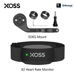 XOSS 와류 속도 케이던스 X2 가슴 스트랩 심박수 도로 MTB 사이클링 블루투스 ANT 무선 자전거 액세서리, X2 EDGE