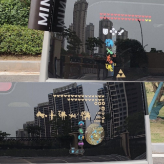 자동차 스티커 젤다의 전설, 혼합컬러