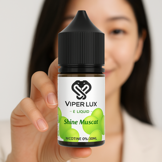 바이퍼럭스 무니코틴 액상 30ml 대용량 전자담배 액상 입호흡 폐호흡 겸용 발라리안 호환 강력 타격감, 샤인머스킷, 1개 대표 이미지 - 전자담배 폐호흡 액상 추천