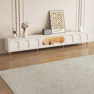 안방 거실용 수납형 TV장 거실장식장 서랍형 티비장, 화이트 TV장