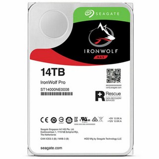 Seagate iron wolf Pro 14tb 7200rpm 256MB 3.5 인치 SATA NAS ST14000NE0008 HDD 헬륨 하드 드라이브 제공, [01] ST14000NE0008, 1개