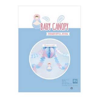 피플스파티 캐노피 천장데코 장식소품 파티용품, 1개, 베이비