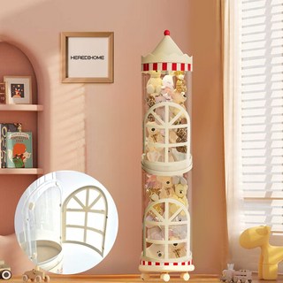 바오월드 인형 수납 정리 인형정리함 인형보관함 1세트 화이트 상품 이미지