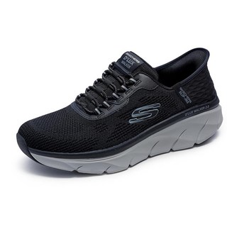 르무통 메이트 발 편한 메리노울 운동화 블랙 스케쳐스디럭스 Skechers 남성용 슬립온 RF D'Lux Walker 2.0 Rezinate 스니커즈 그레이 차콜 아주 넓은 발볼 8.5118620