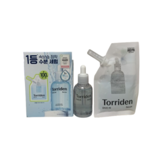 [본사정품] TORRIDEN 토리든 다이브인 세럼 50ML 리필 한정 기획(+50ML 리필팩) DIVE IN SERUM 저분자 히알루론산 세럼 속보습, 2개