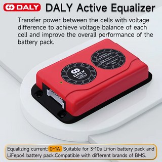 셀밸런싱 DALY BMS 액티브 밸런서 셀 이퀄라이저 블루투스 리튬 이온 LiFePO4 3S 6S 8S 12S 14S 16S 24S, 3S_1A active balancer