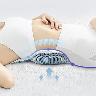 에스준 허리 베개 편안한 요추 쿠션, 허리베개