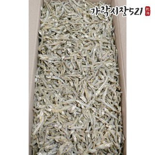 가락시장521 고가이리 멸치 1.5kg 볶음용 조림용 업소용 대용량 (4~6cm), 1개