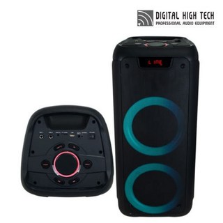 카날스 BS-6600 300W 블루투스 충전식 스피커 6인치 더블우퍼 버스킹 캠핑용 파티박스