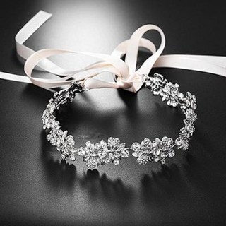 [플라워 쥬얼리 웨딩헤어밴드] 악세사리 소품 스냅촬영 스몰 작은결혼식 티아라 브라이덜샤워