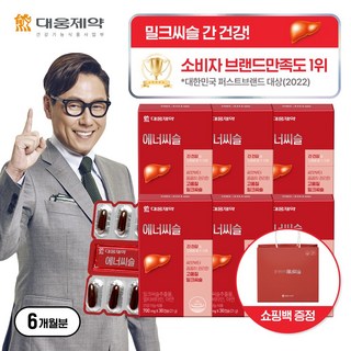 대웅제약 에너씨슬 밀크씨슬 간영양제, 30정, 6개