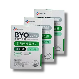 BYO 식물성 유산균 100 30p, 11.1g, 3개