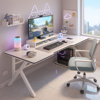 아르디스 컴퓨터 게이밍 책상 화이트 1200