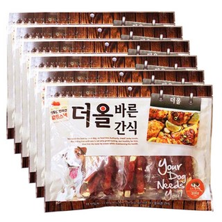 메가펫 더올바른 강아지간식 오리연어포