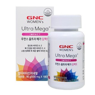 GNC 우먼스 울트라 메가 임팩트 멀티비타민