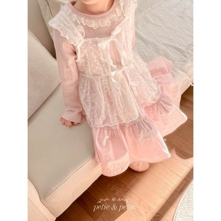 아기 레이스 조끼