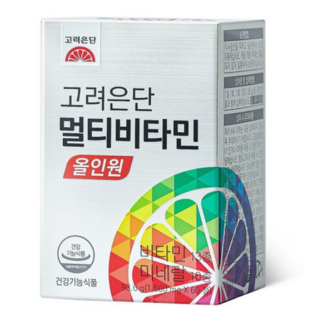 고려은단 멀티비타민 올인원, 60정, 3개